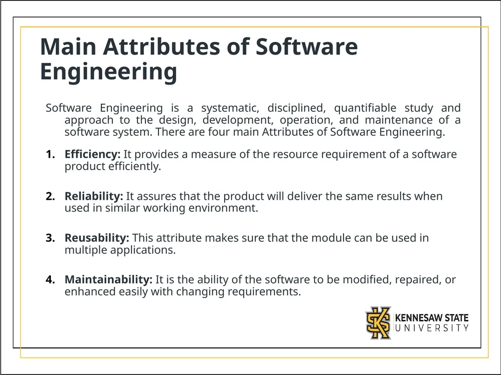 CSE1300 Introduction to Software Engineering What - slide 6 of 26