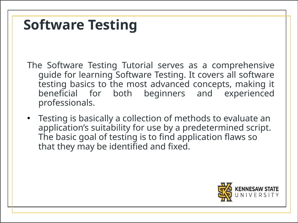 CSE1300 Introduction to Software Engineering What - slide 18 of 26