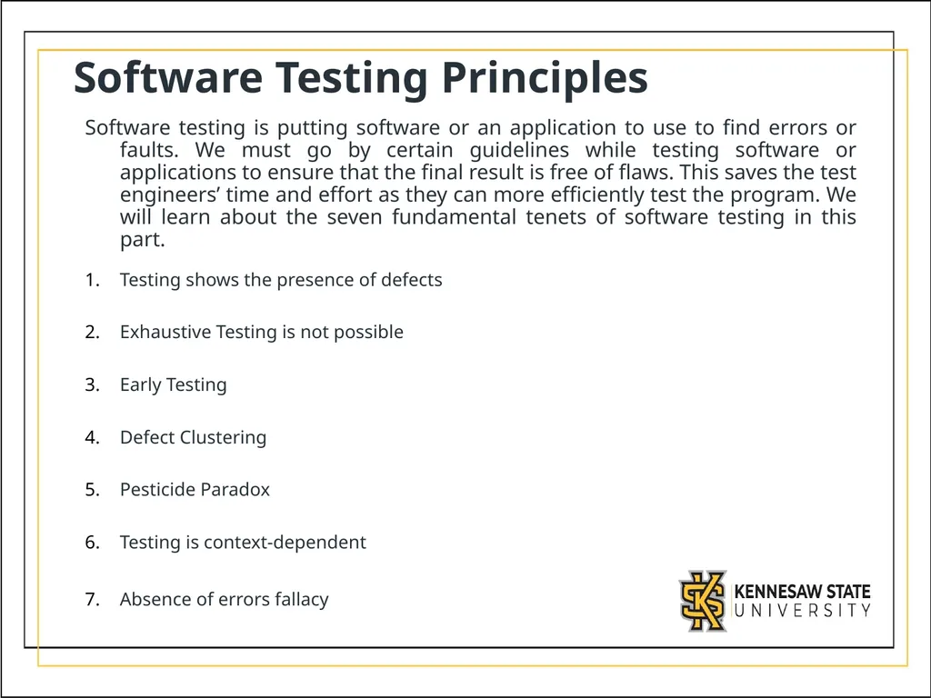 CSE1300 Introduction to Software Engineering What - slide 21 of 26