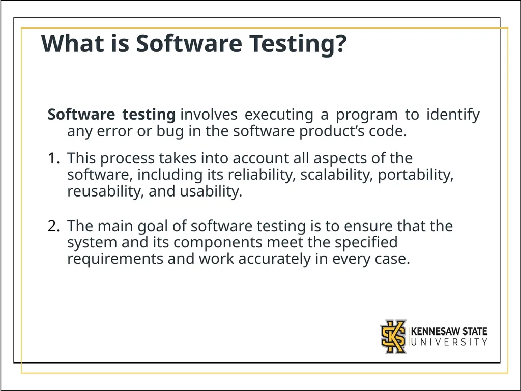 CSE1300 Introduction to Software Engineering What - slide 19 of 26