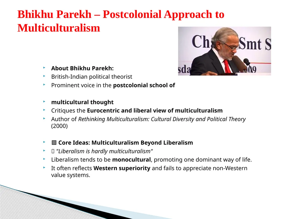 Course Title: Democracy and Multiculturalism - slide 10 of 12