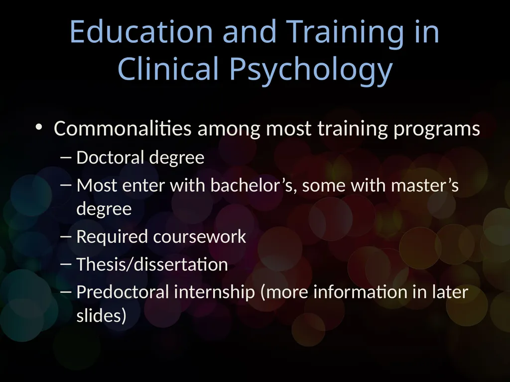 Chapter 1 Clinical Psychology: Definition and - slide 5 of 26