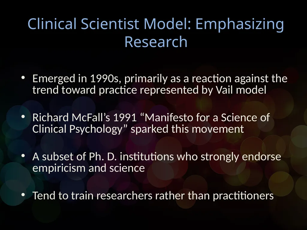 Chapter 1 Clinical Psychology: Definition and - slide 11 of 26