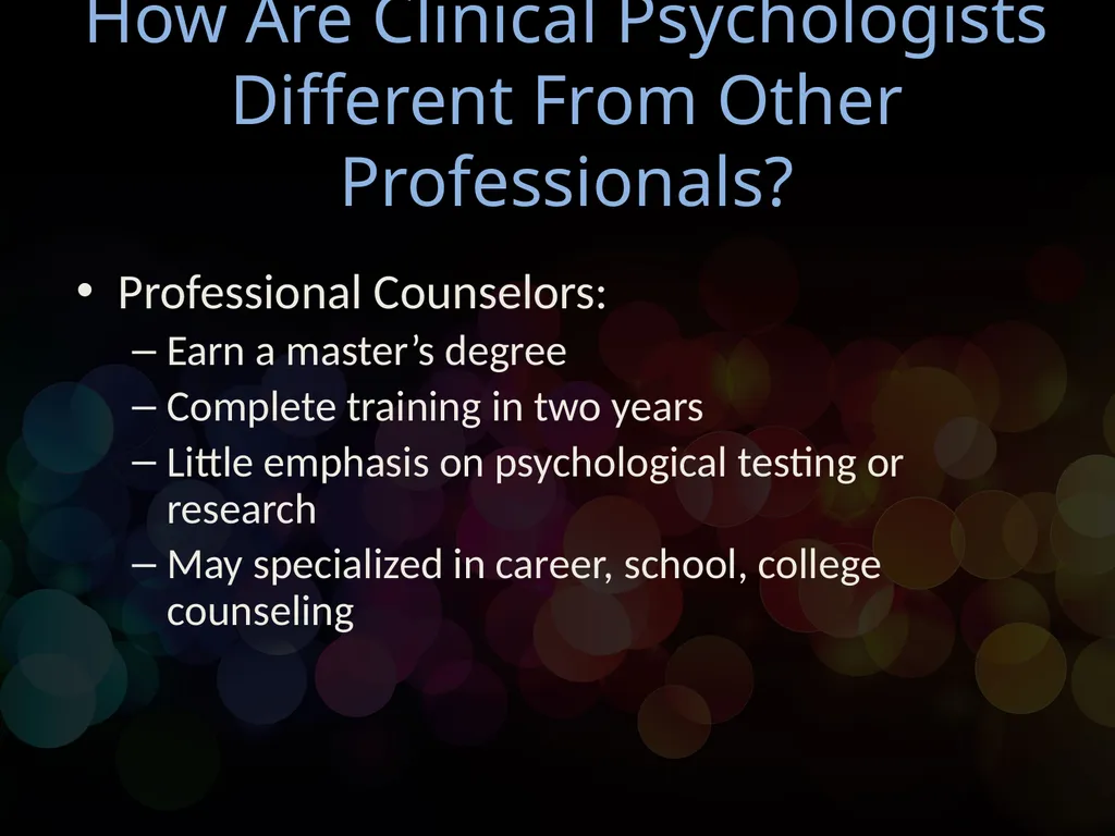 Chapter 1 Clinical Psychology: Definition and - slide 26 of 26