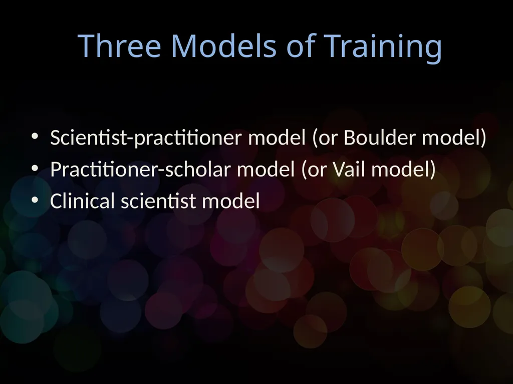 Chapter 1 Clinical Psychology: Definition and - slide 7 of 26