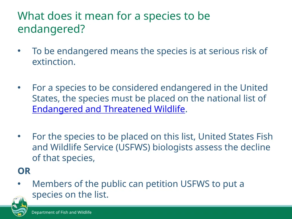 Declining Populations Biologists have noticed a - slide 3 of 8