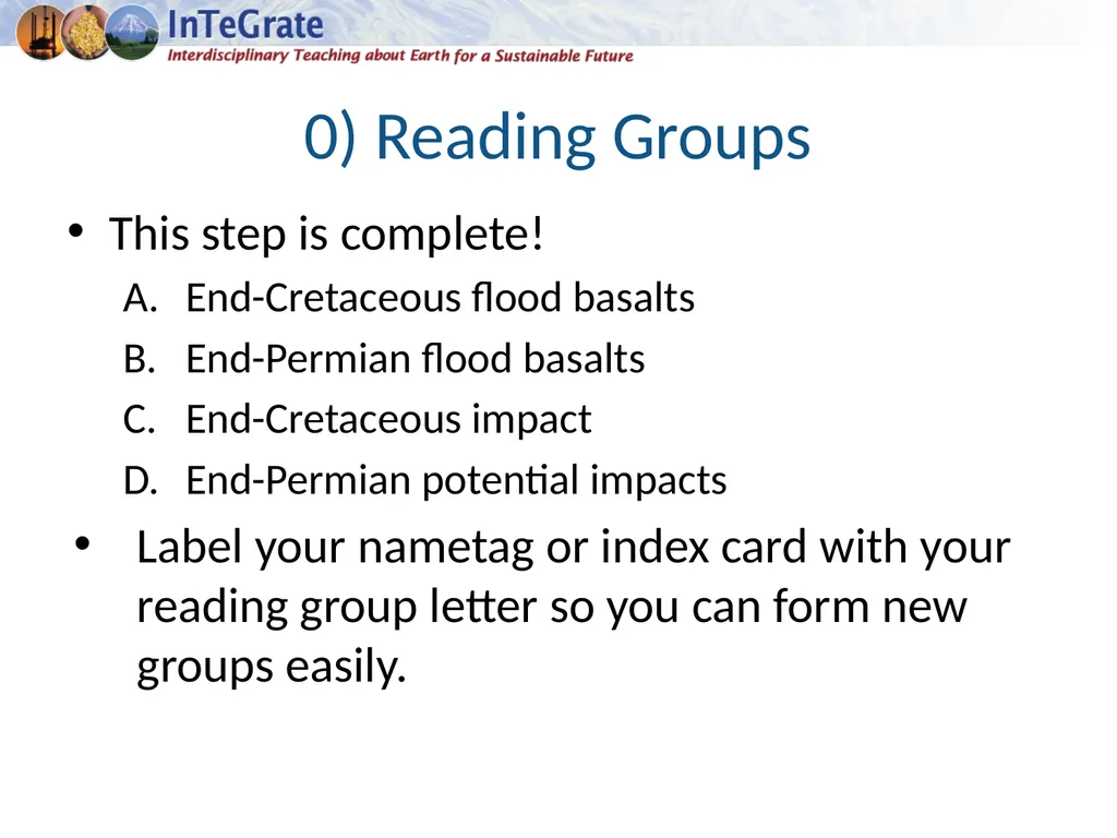 The Changing Biosphere: Lessons from the Past Unit - slide 3 of 12