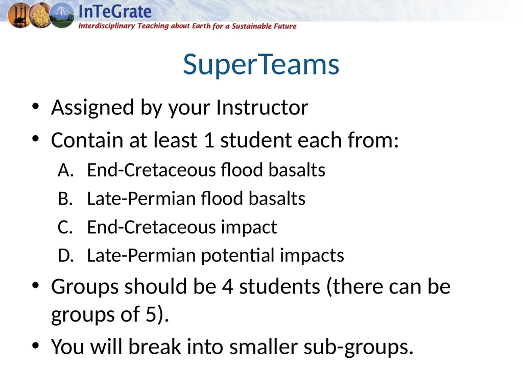 The Changing Biosphere: Lessons from the Past Unit - slide 4 of 12
