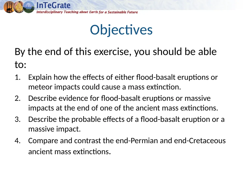 The Changing Biosphere: Lessons from the Past Unit - slide 2 of 12