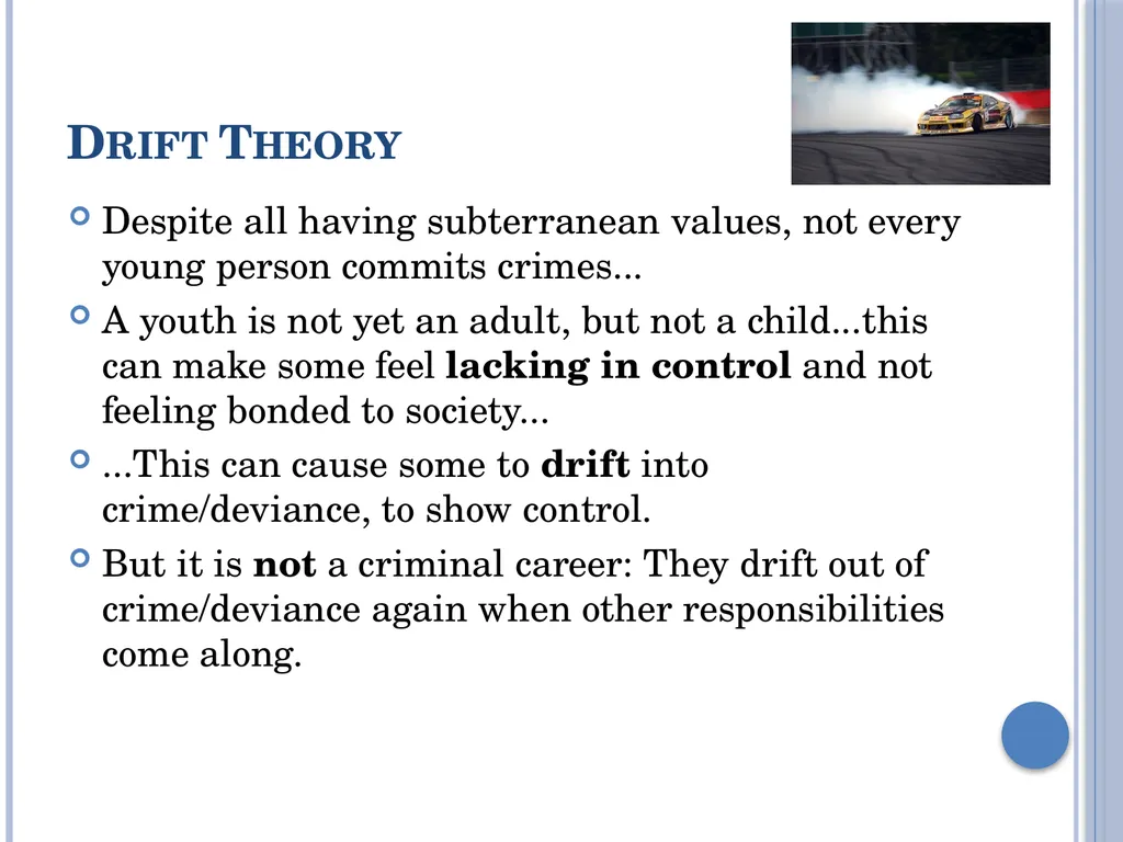 Subcultural Explanations for Crime & Deviance G674 - slide 34 of 46