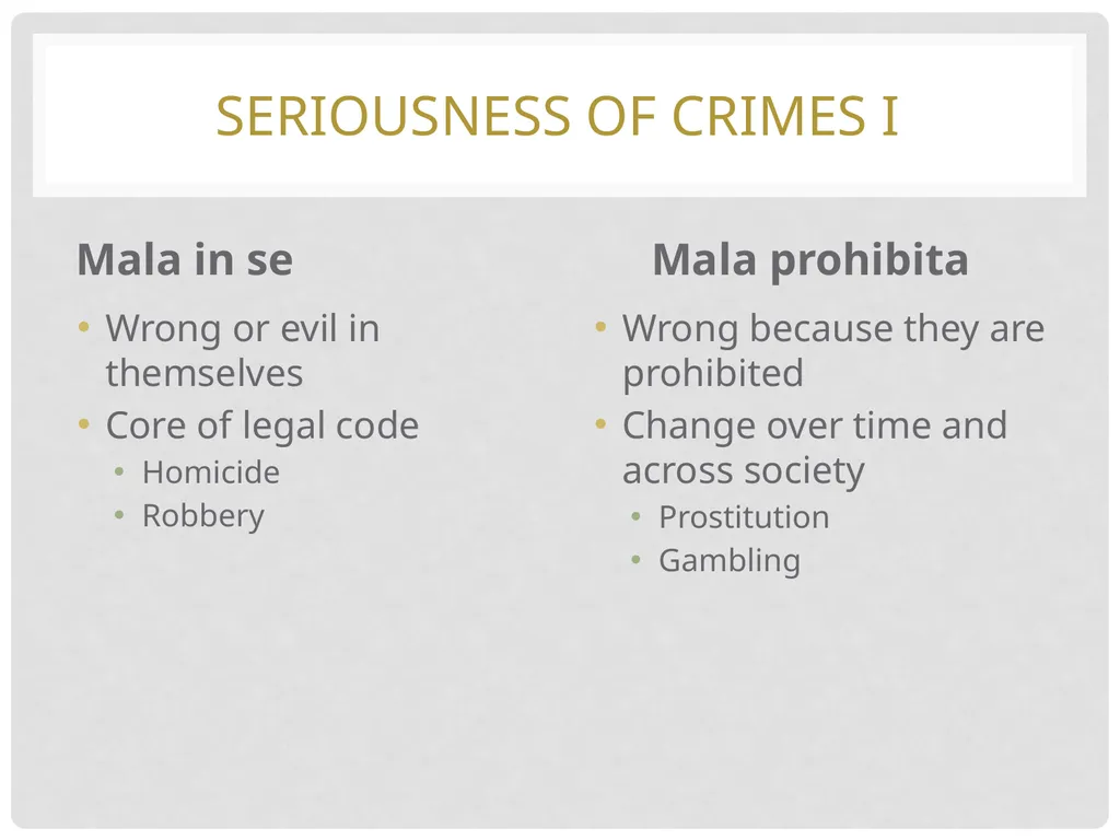 Introduction to Criminology Defining Criminology - slide 9 of 30