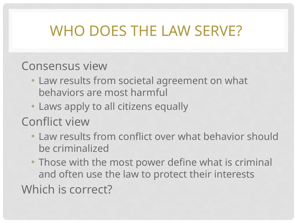Introduction to Criminology Defining Criminology - slide 13 of 30