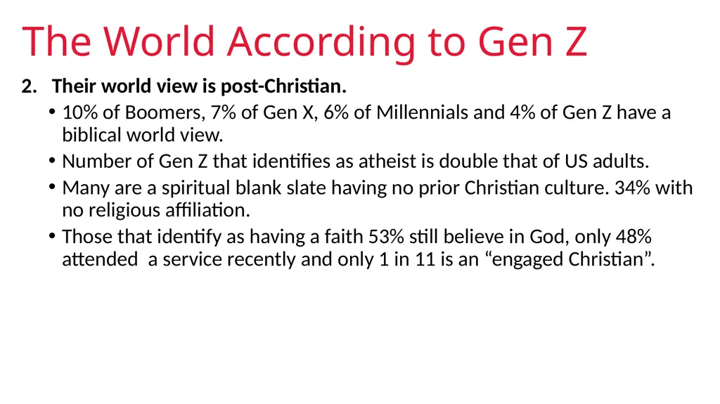 GENERATION AN INTRODUCTION Generational Studies - slide 21 of 26