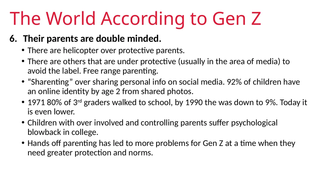 GENERATION AN INTRODUCTION Generational Studies - slide 25 of 26