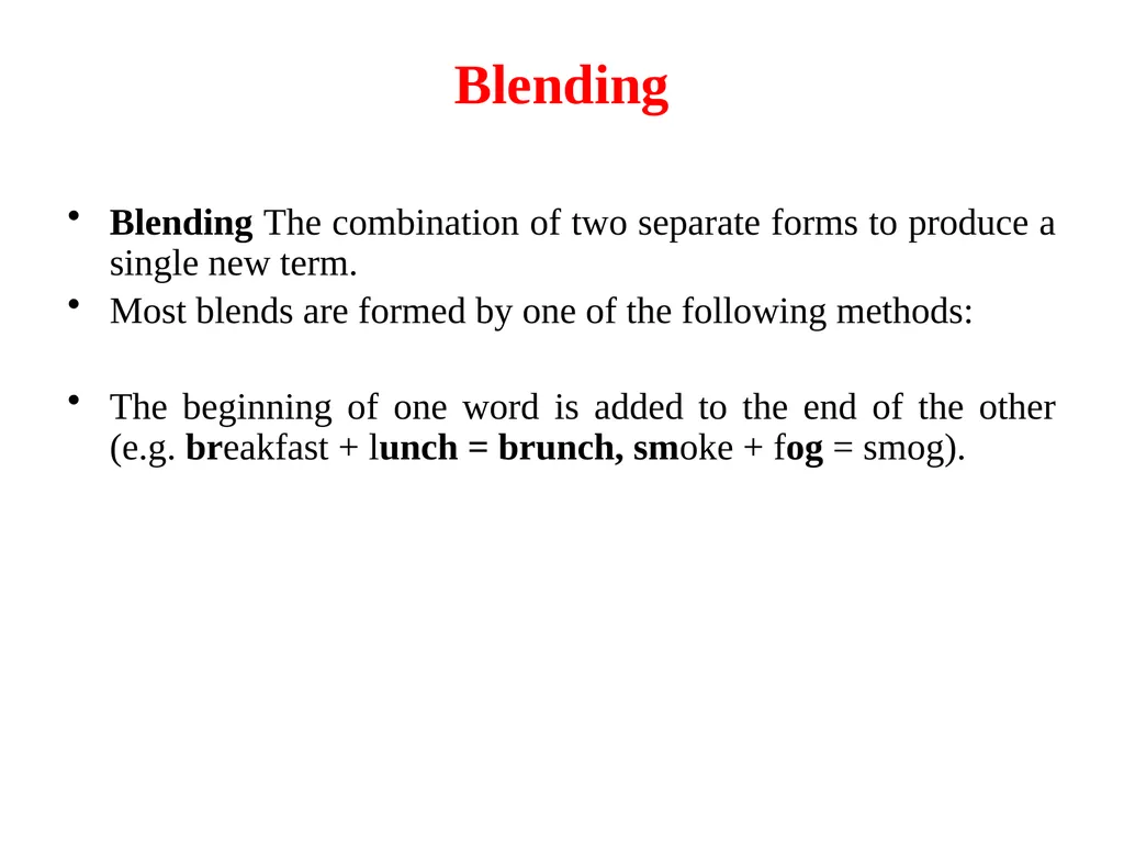 Words and word-formation processes People really - slide 7 of 19