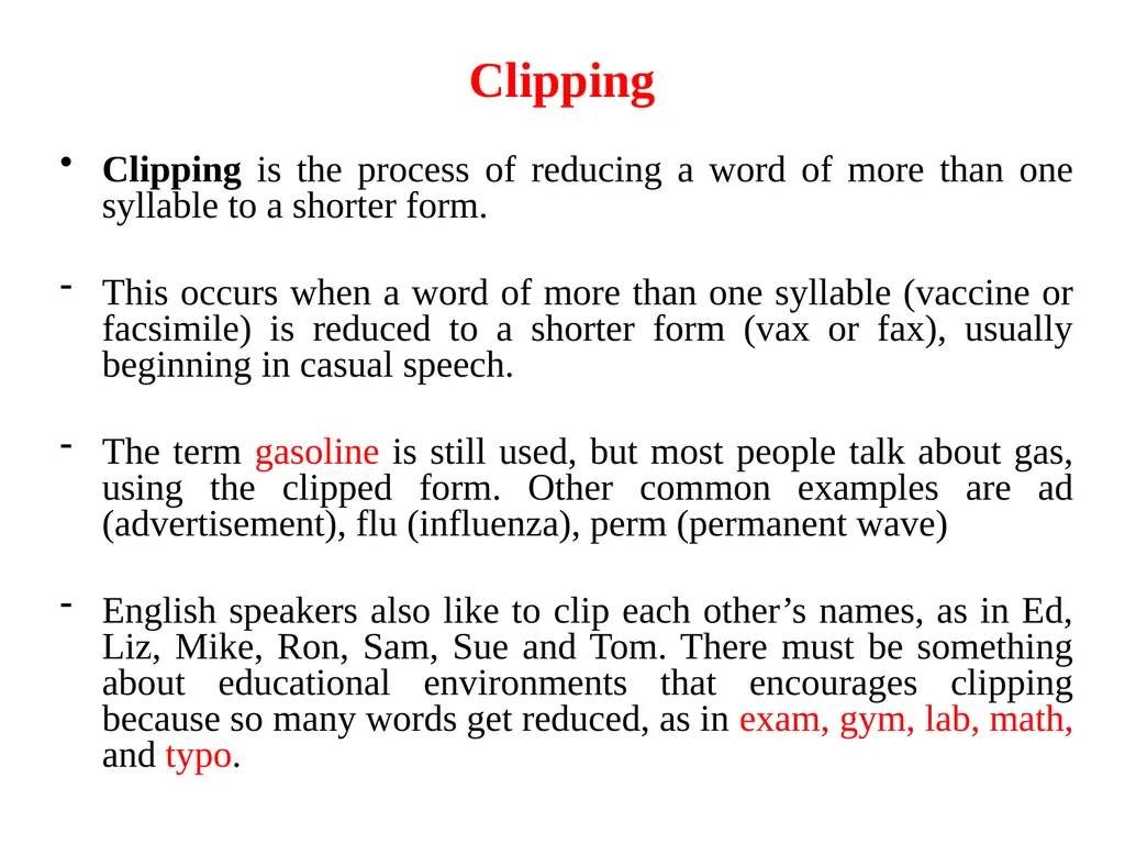 Words and word-formation processes People really - slide 9 of 19