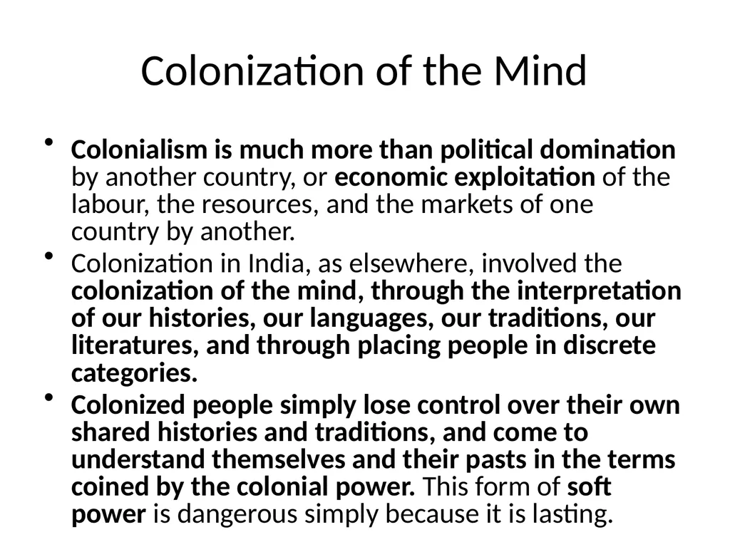 The Indian Context The project of modernity in - slide 2 of 10