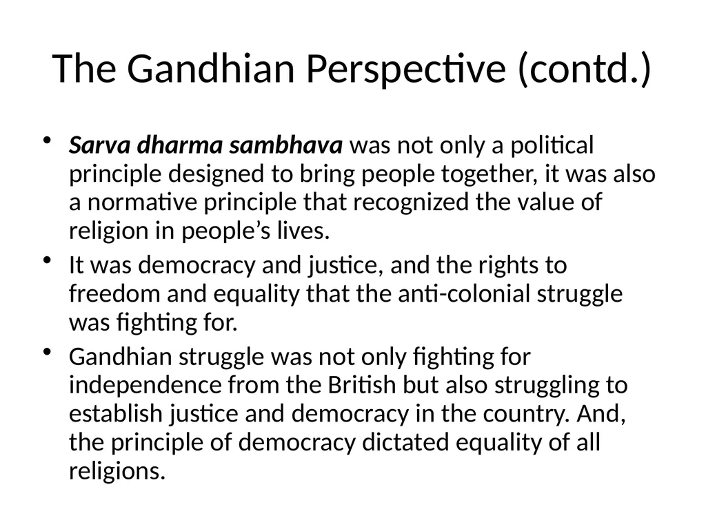 The Indian Context The project of modernity in - slide 6 of 10