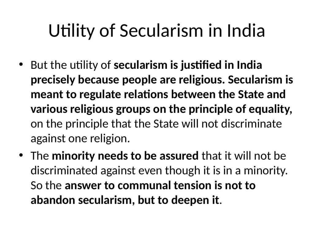 The Indian Context The project of modernity in - slide 4 of 10
