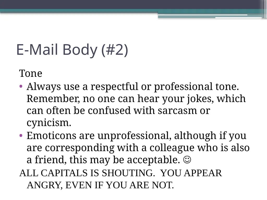 Writing Contexts: E-mail or Text? Dr. Robert T. - slide 13 of 17
