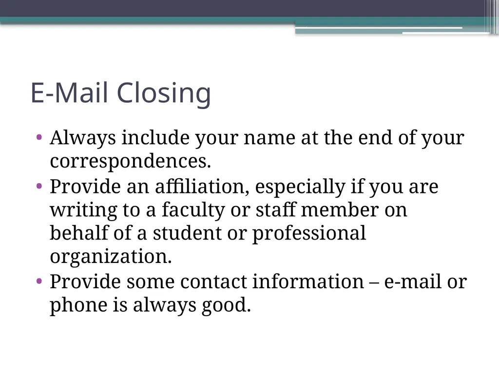 Writing Contexts: E-mail or Text? Dr. Robert T. - slide 16 of 17