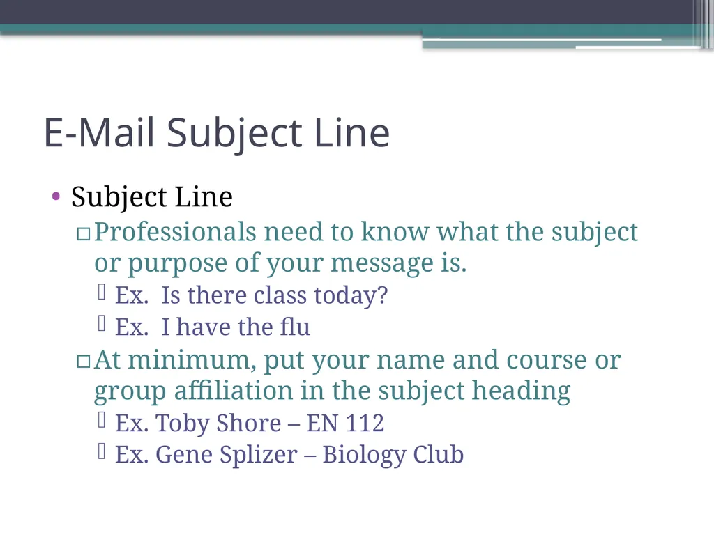 Writing Contexts: E-mail or Text? Dr. Robert T. - slide 10 of 17