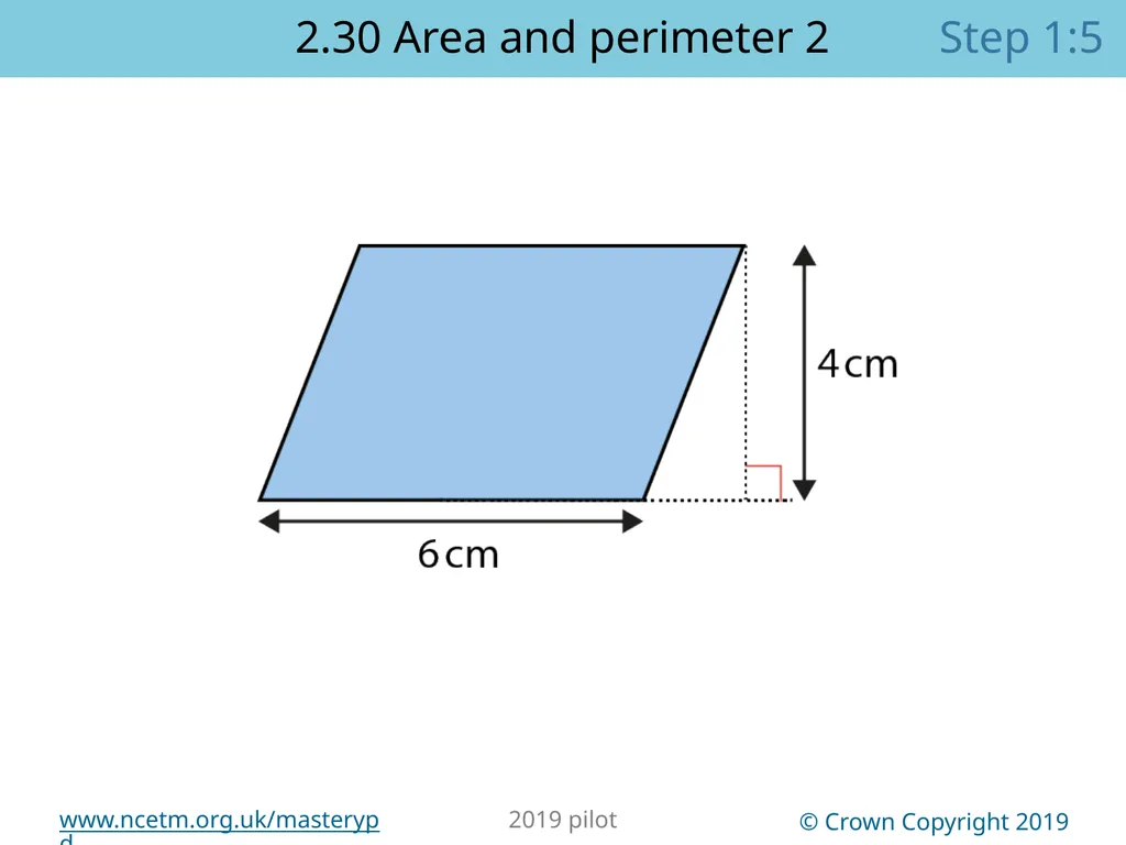 2.30 Multiplicative contexts: area and perimeter 2 - slide 14 of 67