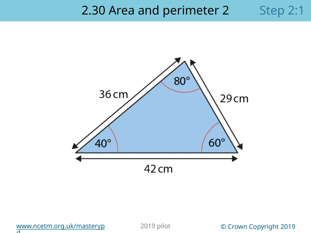 2.30 Multiplicative contexts: area and perimeter 2 - slide 25 of 67