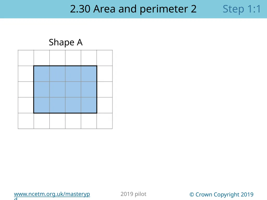 2.30 Multiplicative contexts: area and perimeter 2 - slide 3 of 67