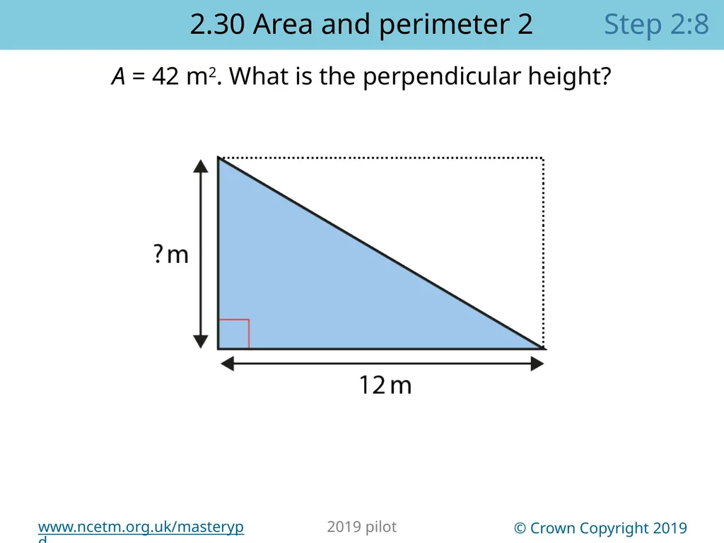 2.30 Multiplicative contexts: area and perimeter 2 - slide 36 of 67