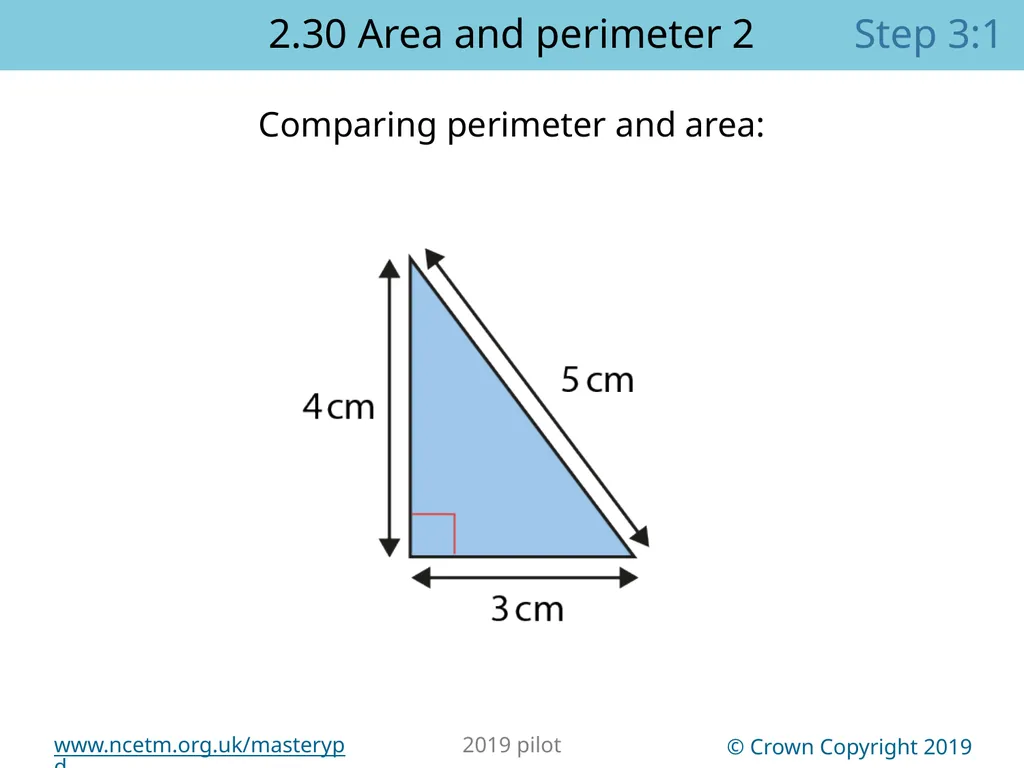 2.30 Multiplicative contexts: area and perimeter 2 - slide 43 of 67