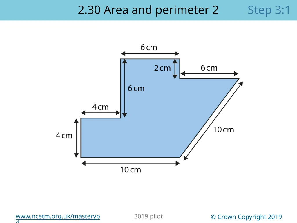 2.30 Multiplicative contexts: area and perimeter 2 - slide 46 of 67