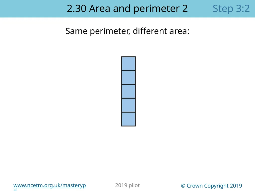 2.30 Multiplicative contexts: area and perimeter 2 - slide 47 of 67
