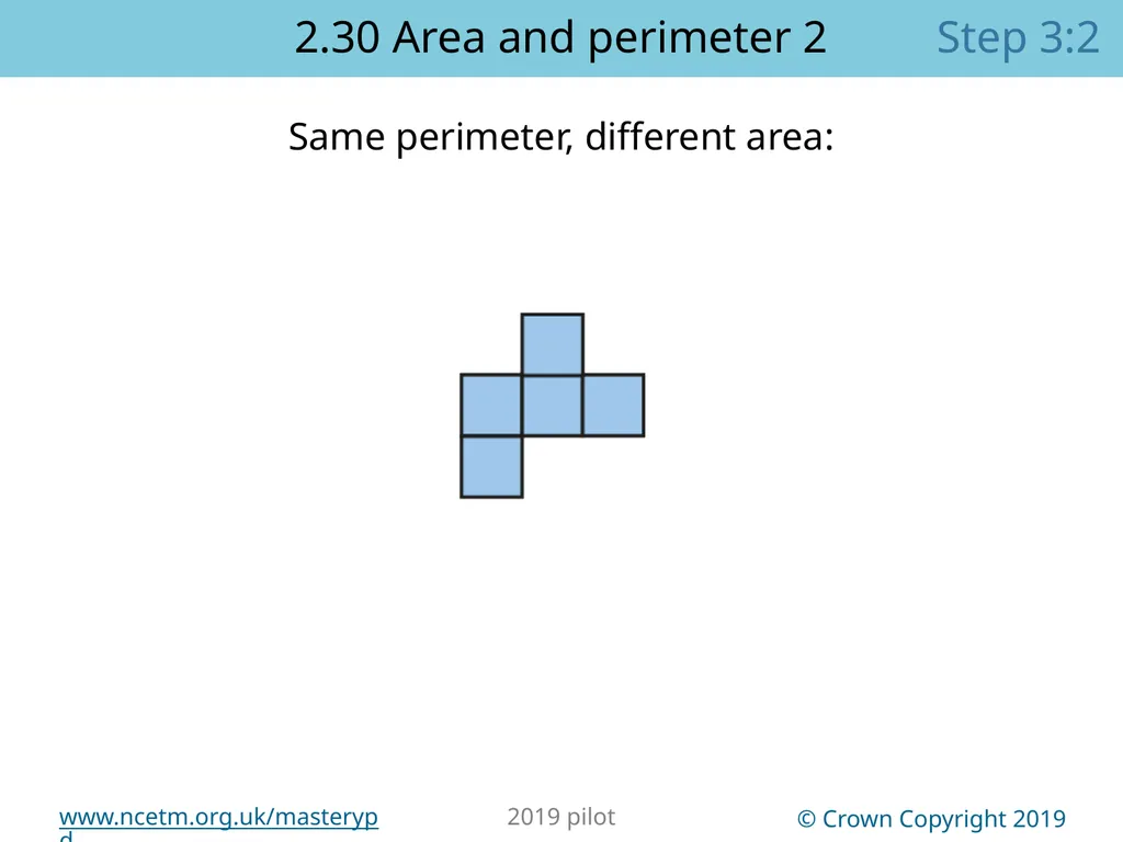 2.30 Multiplicative contexts: area and perimeter 2 - slide 50 of 67