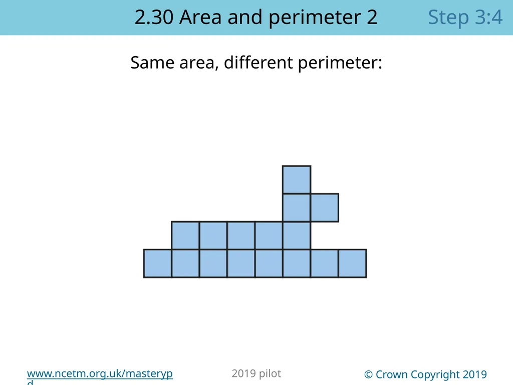 2.30 Multiplicative contexts: area and perimeter 2 - slide 54 of 67