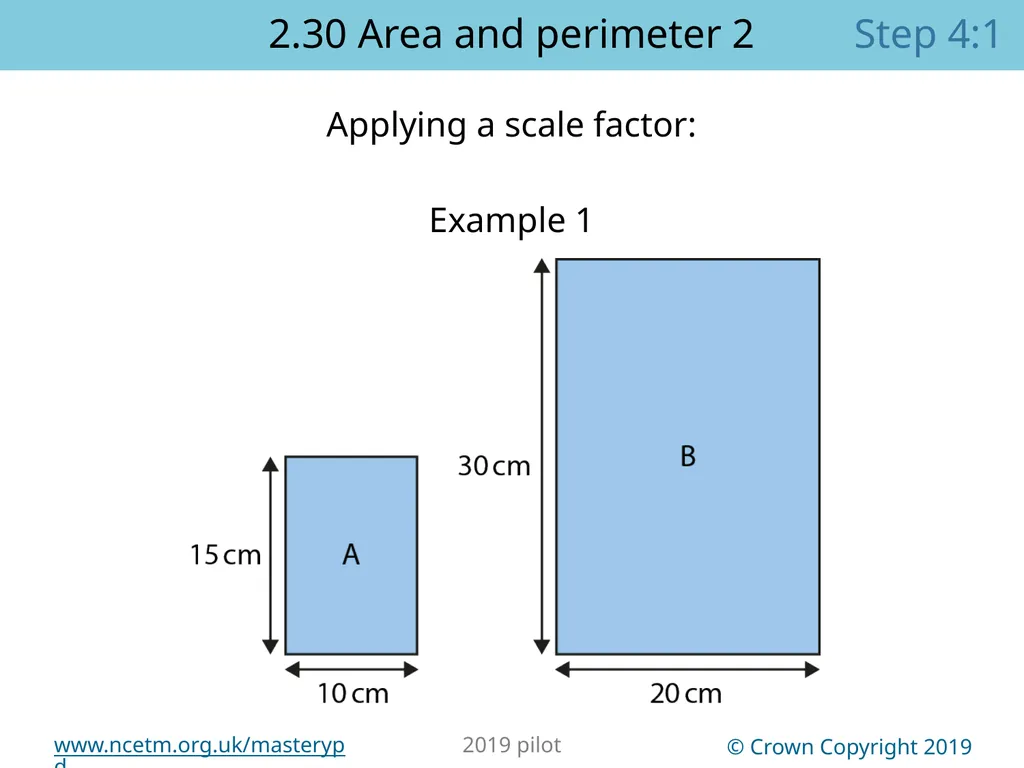 2.30 Multiplicative contexts: area and perimeter 2 - slide 55 of 67