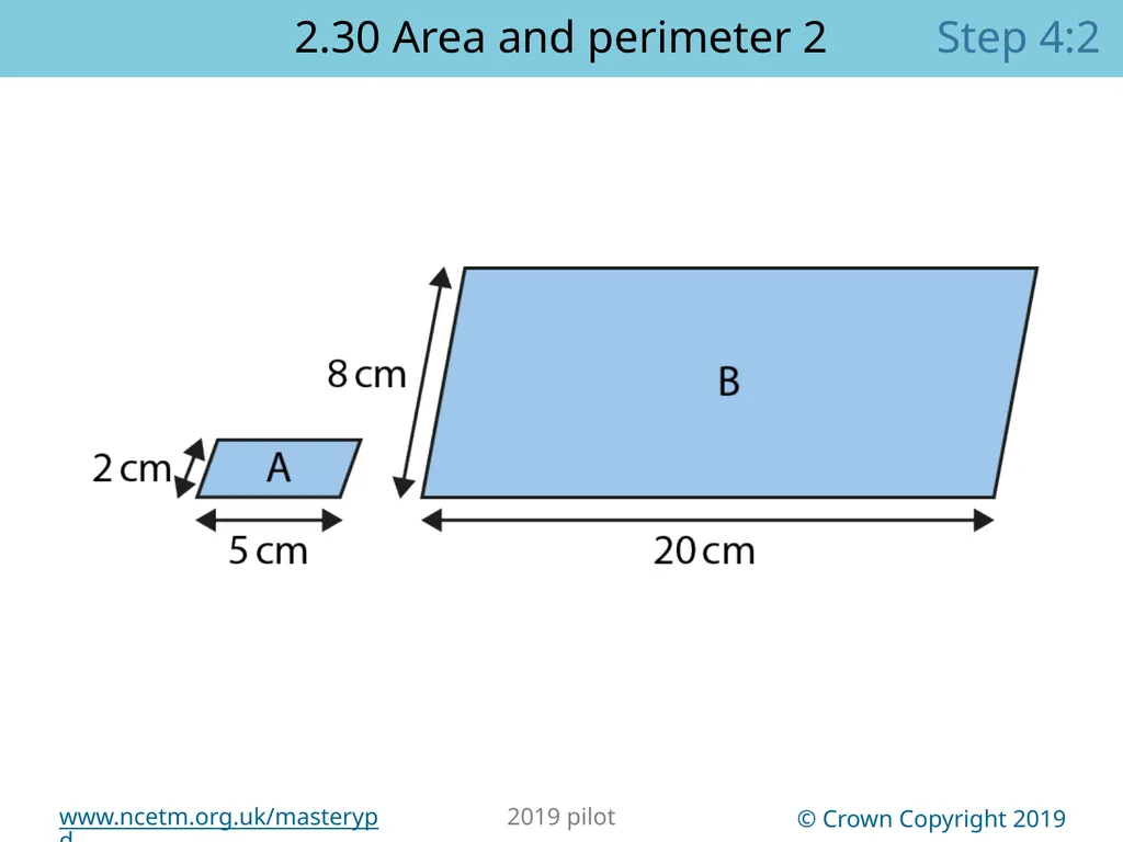 2.30 Multiplicative contexts: area and perimeter 2 - slide 58 of 67