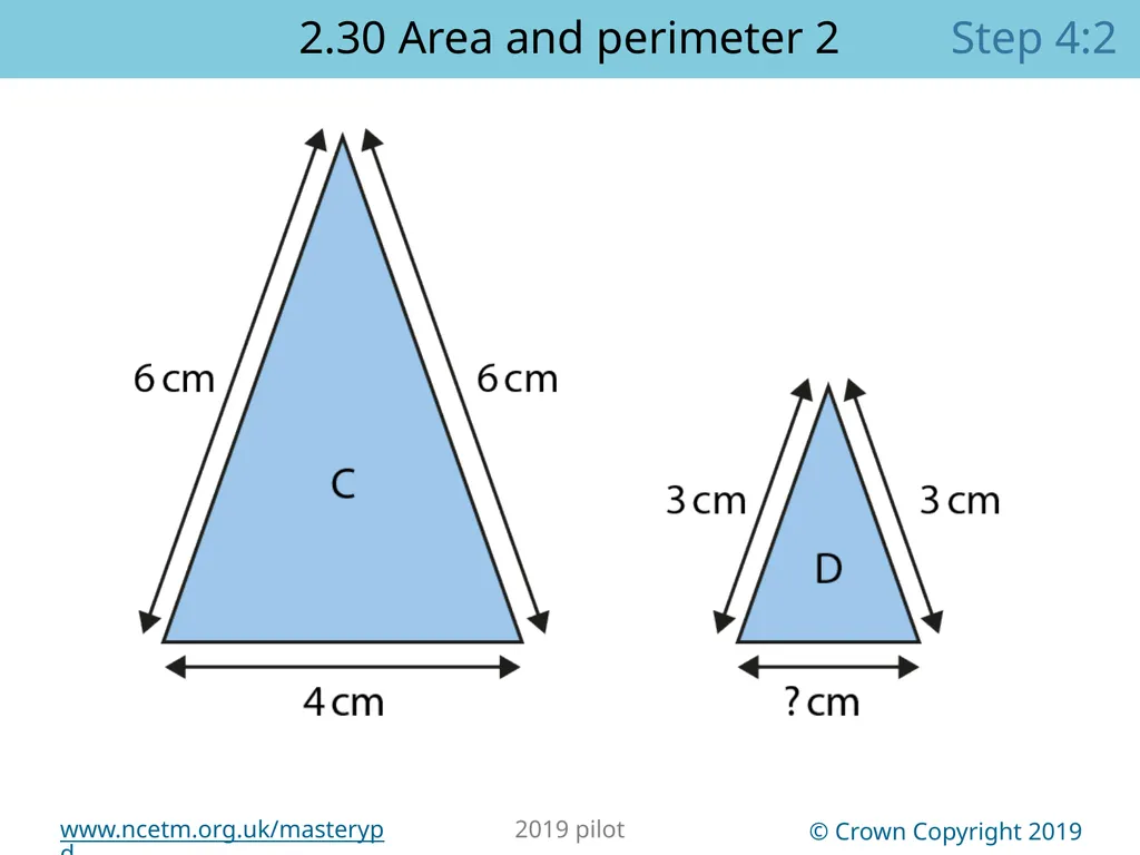 2.30 Multiplicative contexts: area and perimeter 2 - slide 59 of 67
