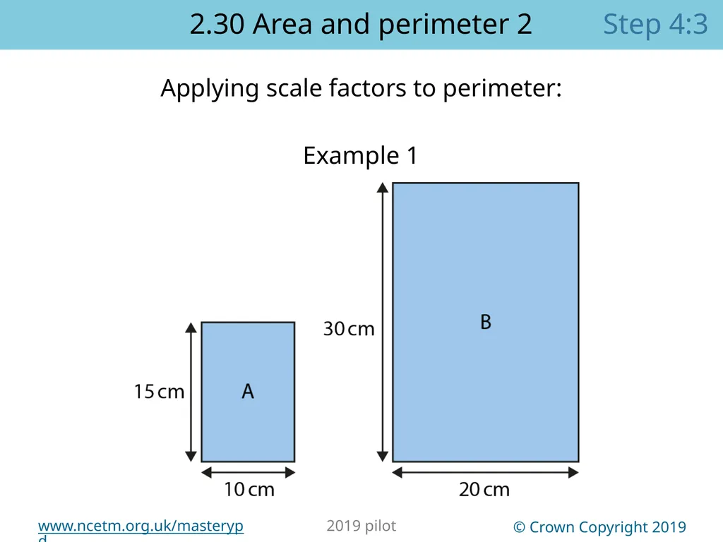 2.30 Multiplicative contexts: area and perimeter 2 - slide 60 of 67