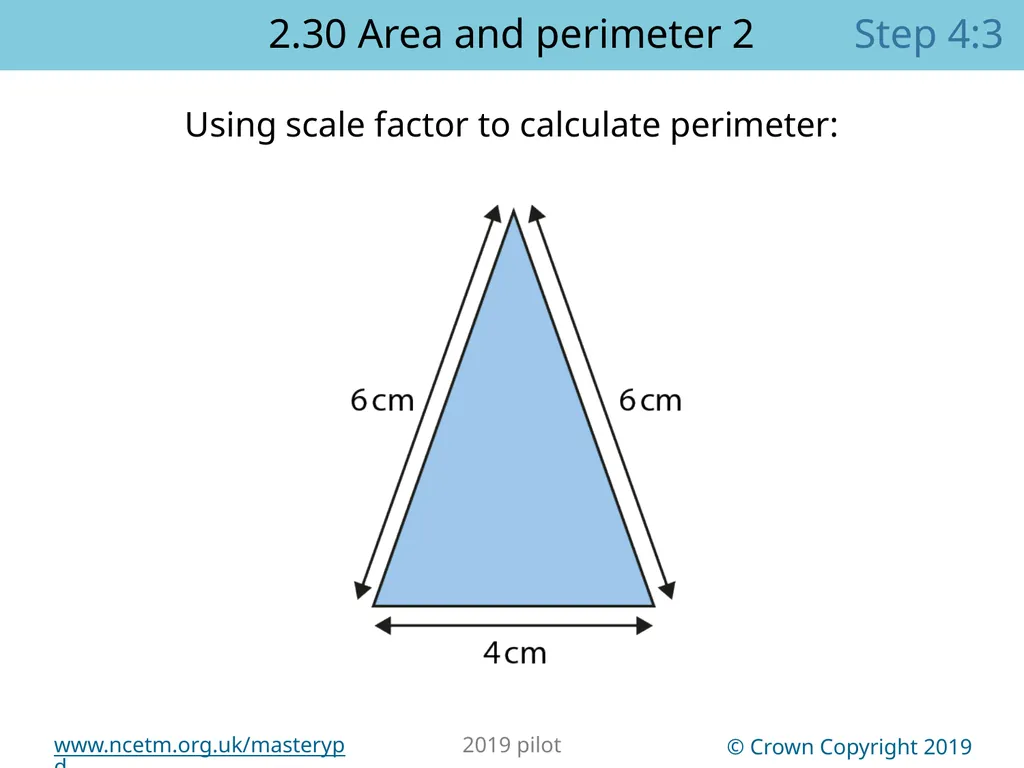 2.30 Multiplicative contexts: area and perimeter 2 - slide 64 of 67