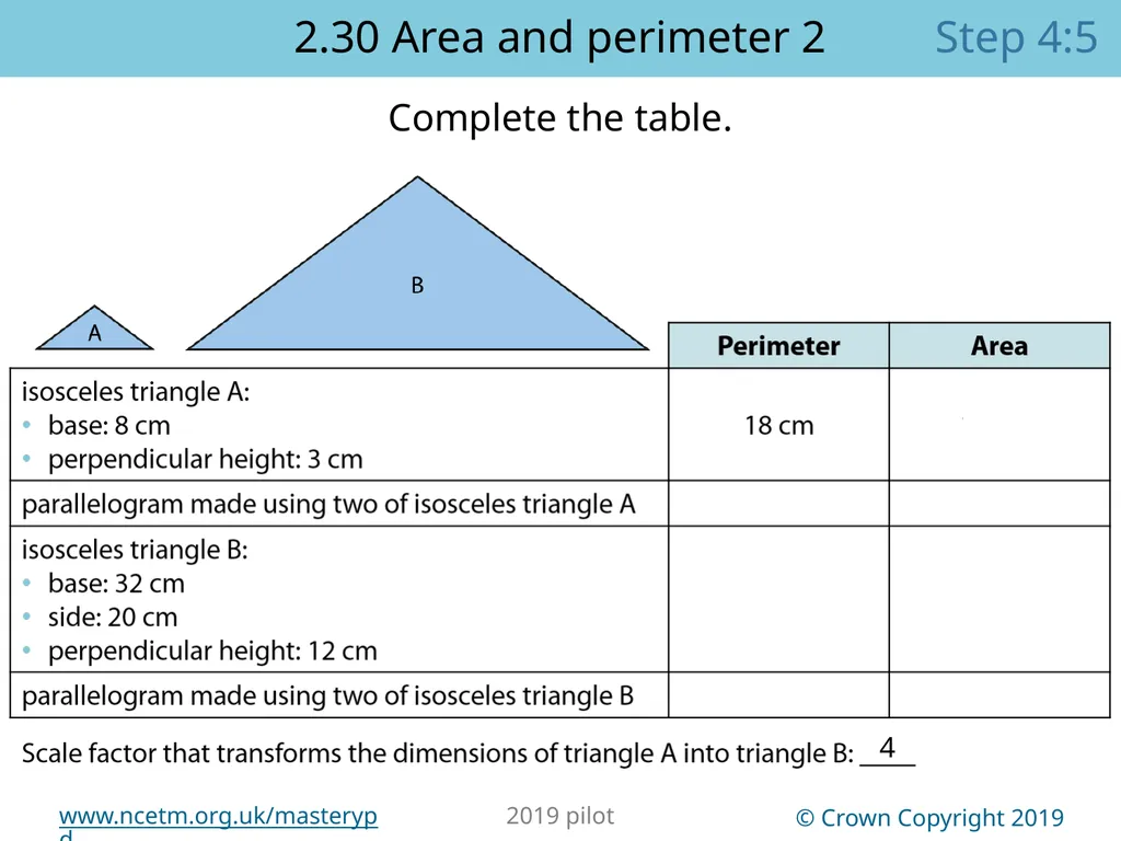 2.30 Multiplicative contexts: area and perimeter 2 - slide 67 of 67