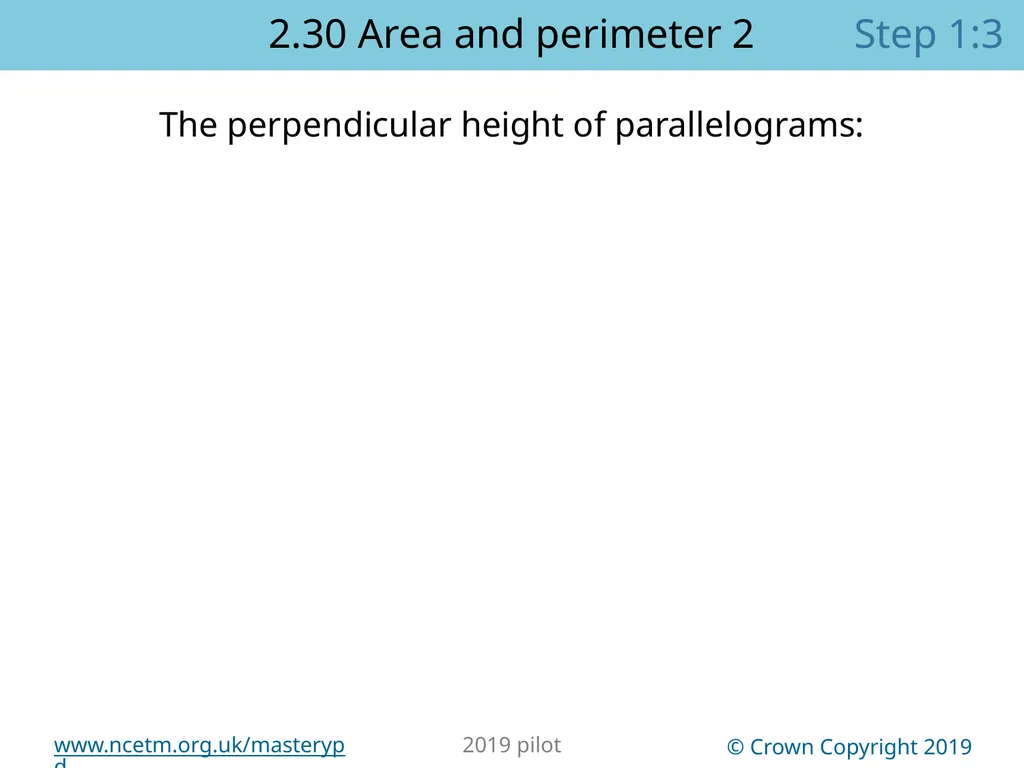 2.30 Multiplicative contexts: area and perimeter 2 - slide 9 of 67