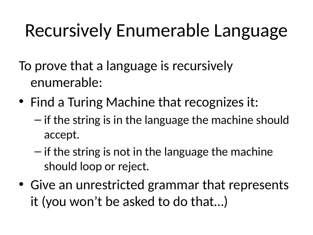 Chomsky Hierarchy Language Operations and - slide 7 of 10