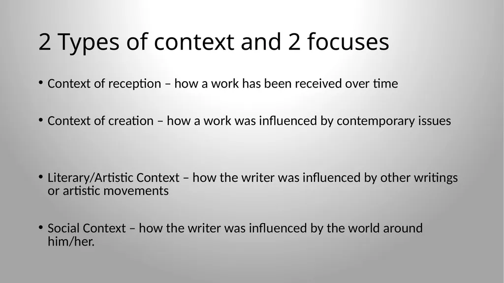 Dr Jekyll and Mr Hyde: Contexts Wednesday, 17 - slide 2 of 20