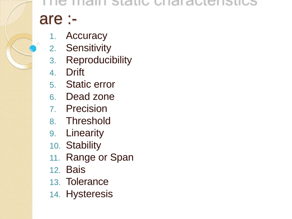 Characteristics of Instruments Kanchan Deptt of - slide 4 of 32