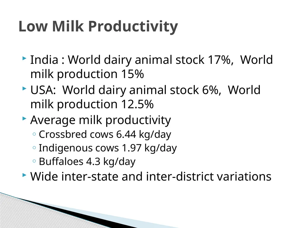 CHARACTERISTICS OF INDIAN DAIRY PROCESSING AND - slide 5 of 13