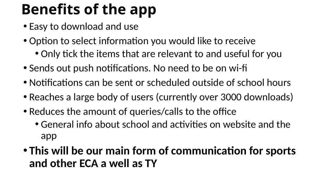 Newpark School App Download from App Store or - slide 3 of 12