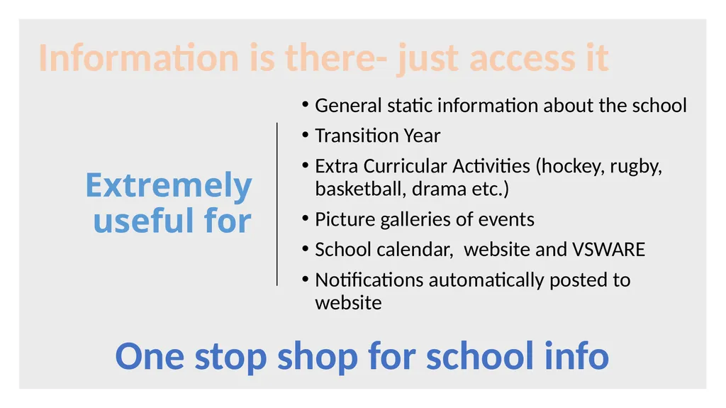 Newpark School App Download from App Store or - slide 4 of 12