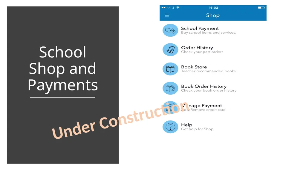 Newpark School App Download from App Store or - slide 10 of 12