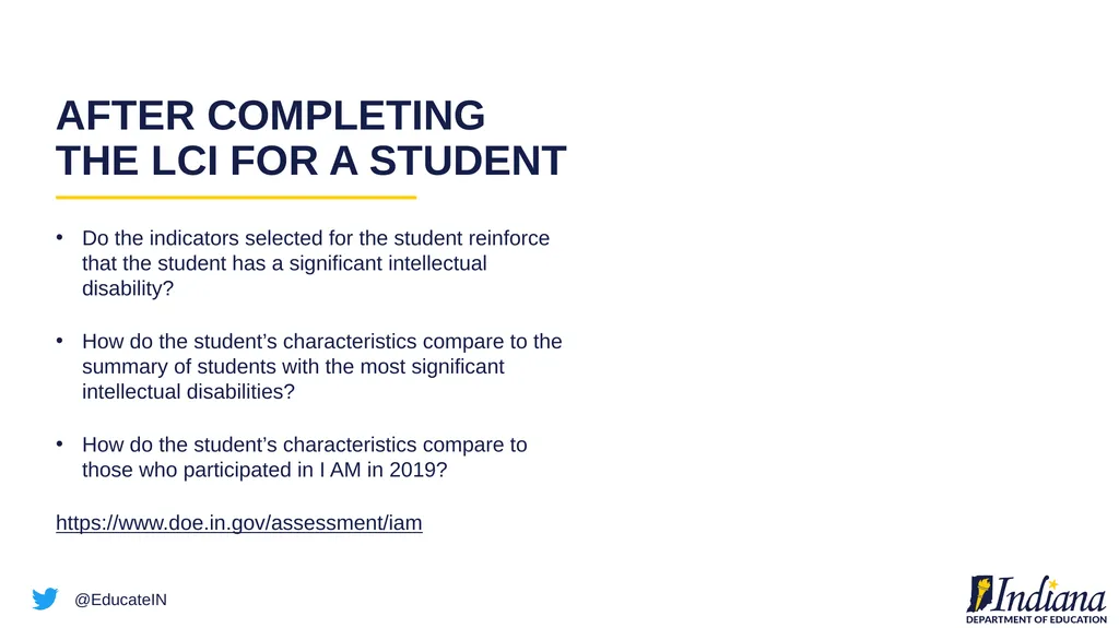 The Learner Characteristics Inventory Stephanie - slide 18 of 20